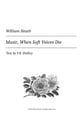 Music, When Soft Voices Die SATB choral sheet music cover
